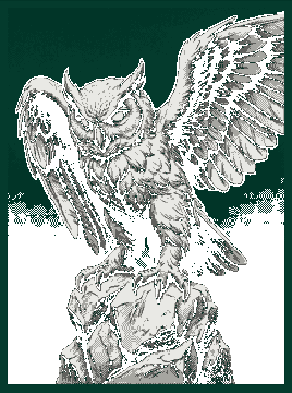 Owl Sculpture